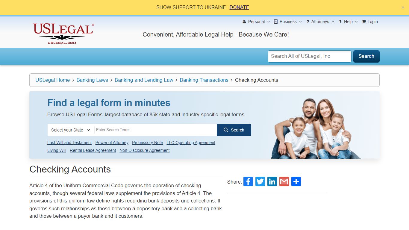 Checking Accounts – Banking Laws - USLegal
